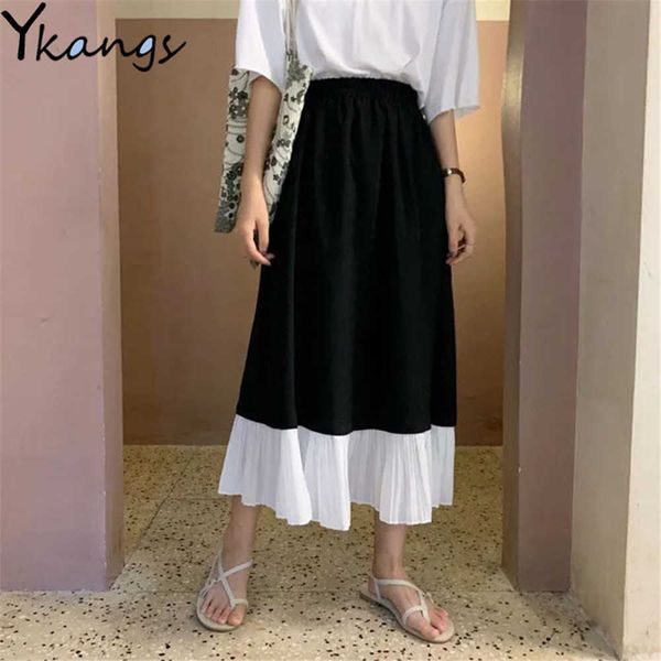 skirts women patchwork a-line slender ankle-length elegant loose harajuku skirt students ulzzang fashion ins chic faldas retro 210619, Black
skirts women patchwork a-line slender ankle-length elegant loose harajuku skirt students ulzzang fashion ins chic faldas retro 210619, Black