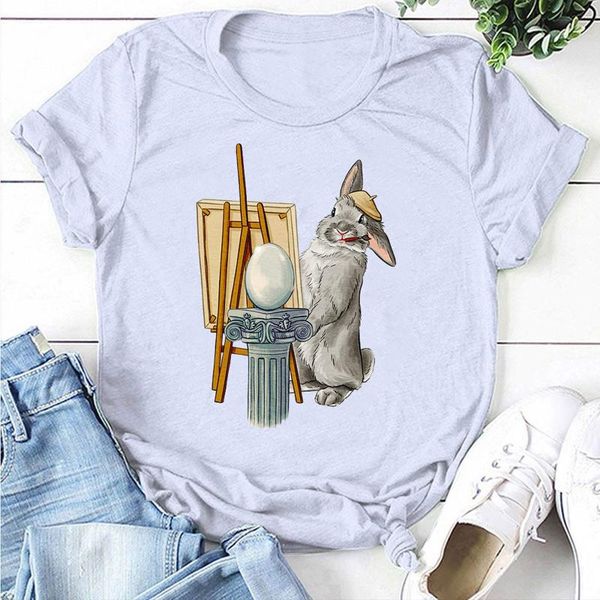 women t shirt painter print t-shirts o-neck short sleeve casual loose oversize easter tshirt 2021 plus size summer women's t-shi t-shi, White
women t shirt painter print t-shirts o-neck short sleeve casual loose oversize easter tshirt 2021 plus size summer women's t-shi t-shi, White