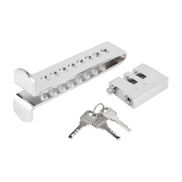 theft protection professional auto brake clutch pedal lock stainless steel 8 holes anti-theft device strong security silver 
theft protection professional auto brake clutch pedal lock stainless steel 8 holes anti-theft device strong security silver