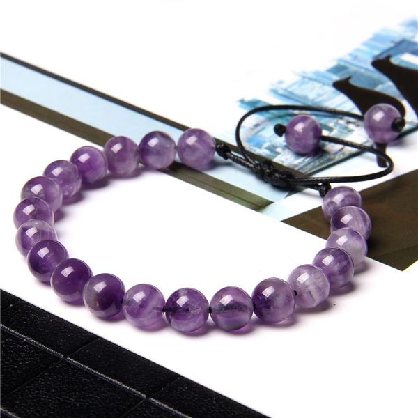 beaded, strands natural stone amethysts quartz bead braided bracelet energy light purple gem adjustable women woven jewelry gift, Black
beaded, strands natural stone amethysts quartz bead braided bracelet energy light purple gem adjustable women woven jewelry gift, Black