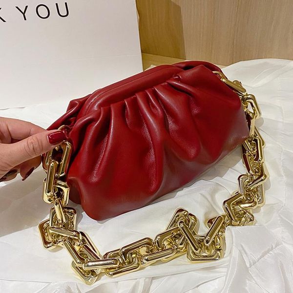 evening bags fashion solid color soft pleated armpit shoulder for women thick chain pouch 2021 ladies brand designer crossbody handbags
evening bags fashion solid color soft pleated armpit shoulder for women thick chain pouch 2021 ladies brand designer crossbody handbags