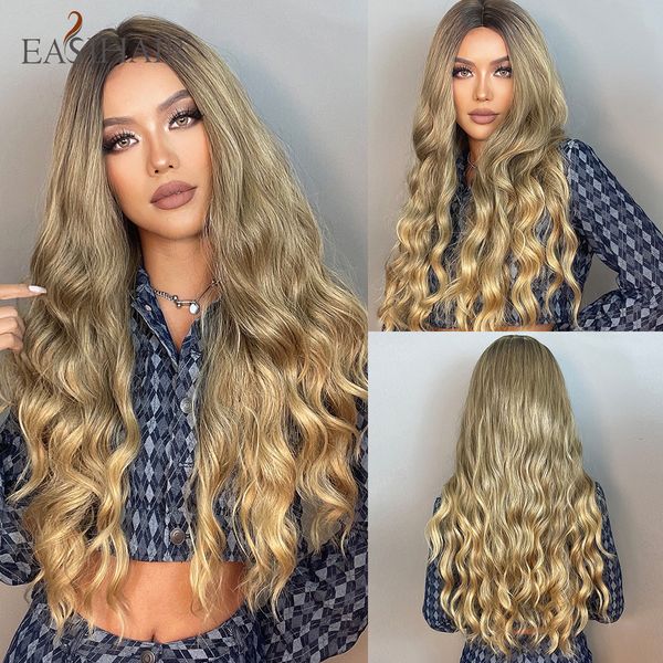 long ash brown ombre synthetic wigs natural hair wig for women cosplay wigs curly deep wave wig heat resistant, Black
long ash brown ombre synthetic wigs natural hair wig for women cosplay wigs curly deep wave wig heat resistant, Black