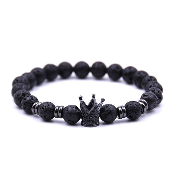 beaded, strands 8mm natural stone beads men's bracelet novelty crown queen beaded charm cool fashion jewelry for boys and girl, Black
beaded, strands 8mm natural stone beads men's bracelet novelty crown queen beaded charm cool fashion jewelry for boys and girl, Black