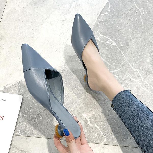 shoes women ladies' slippers pantofle female mule thin heels cover toe low soft 2021 mules summer flat pointed strange style, Black
shoes women ladies' slippers pantofle female mule thin heels cover toe low soft 2021 mules summer flat pointed strange style, Black
