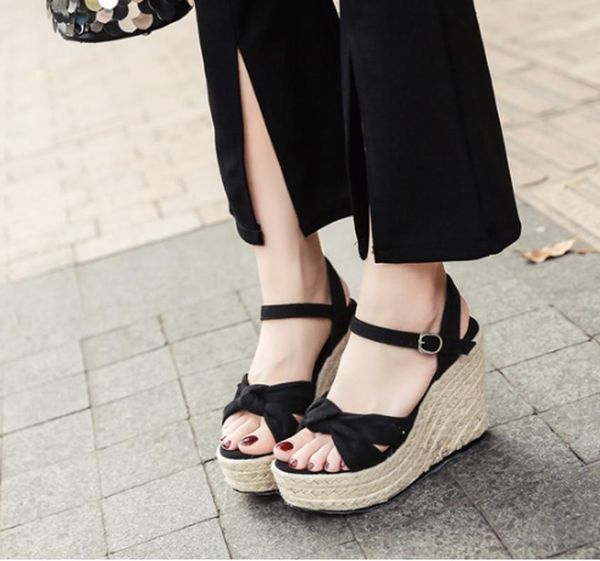 dress shoes women summer high heels sandals wedges woman gladiator pu leather flatform bow sandalias mujer sapato feminino n441, Black
dress shoes women summer high heels sandals wedges woman gladiator pu leather flatform bow sandalias mujer sapato feminino n441, Black