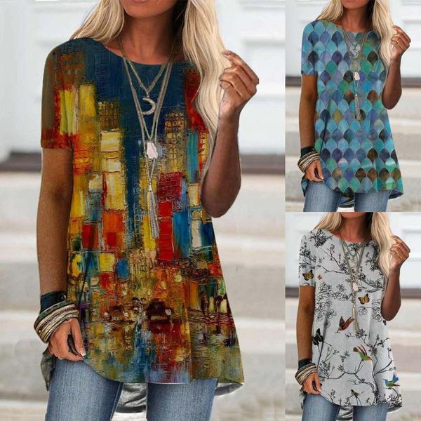 women's t-shirt harajuku women fashion o-neck short sleeve printed long blouse loose clothing camisetas de mujer, White
women's t-shirt harajuku women fashion o-neck short sleeve printed long blouse loose clothing camisetas de mujer, White