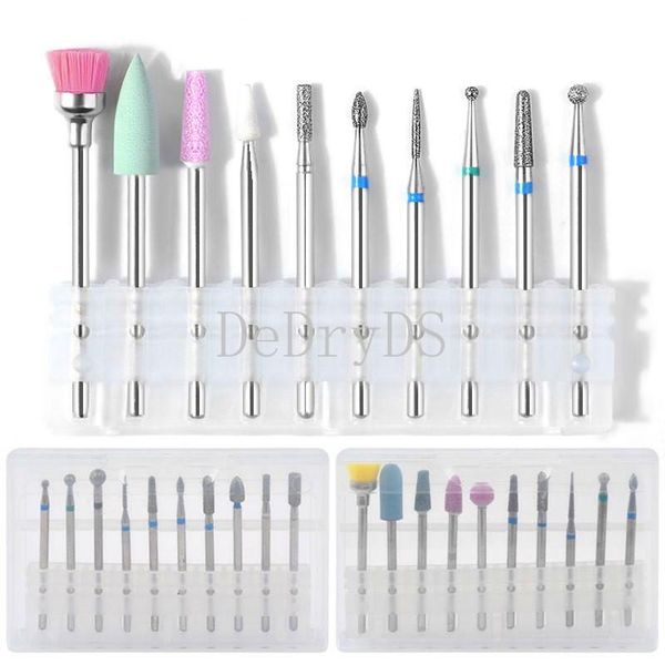 nail art equipment 10 pcs diamond milling cutters for manicure carbide drill bits kits tools, Silver
nail art equipment 10 pcs diamond milling cutters for manicure carbide drill bits kits tools, Silver