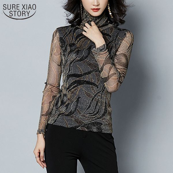 mesh lace women blouses casual spring long sleeve shirt turtleneck print blouse shirts blusas mujer 7696 50 210508, White
mesh lace women blouses casual spring long sleeve shirt turtleneck print blouse shirts blusas mujer 7696 50 210508, White