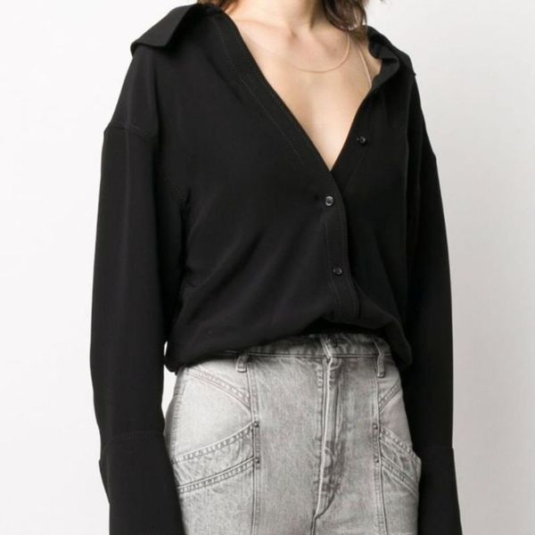 summer fashion casual long sleeve turn-down collar solid embroidery patchwork shirt women sb342 women's blouses & shirts, White
summer fashion casual long sleeve turn-down collar solid embroidery patchwork shirt women sb342 women's blouses & shirts, White