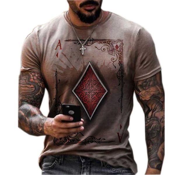 men's t-shirts oversize men short sleeve t-shirt fashion casual streetwear vintage punk poker print summer top, White;black
men's t-shirts oversize men short sleeve t-shirt fashion casual streetwear vintage punk poker print summer top, White;black