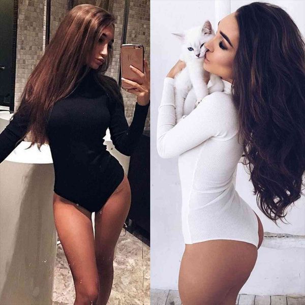 arrival solid long sleeve women jumpsuits stretch bodysuit blouse body leotard t shirt, Black;white
arrival solid long sleeve women jumpsuits stretch bodysuit blouse body leotard t shirt, Black;white