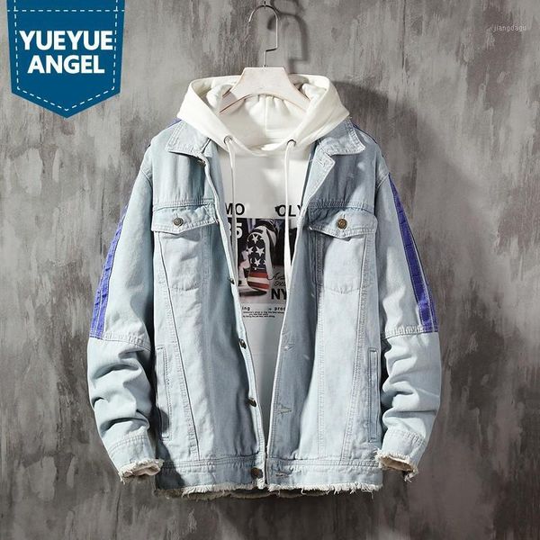 men's jackets 2021 autumn denim mens japanese style loose vintage turn-down collar single breasted male fashion casual coat, Black;brown
men's jackets 2021 autumn denim mens japanese style loose vintage turn-down collar single breasted male fashion casual coat, Black;brown