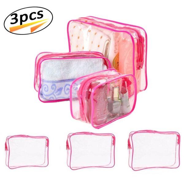bathroom storage & organization 3pcs clear cosmetics bag protable pvc waterproof zippered toiletry organizer case for toiletries cosmetic ac
bathroom storage & organization 3pcs clear cosmetics bag protable pvc waterproof zippered toiletry organizer case for toiletries cosmetic ac