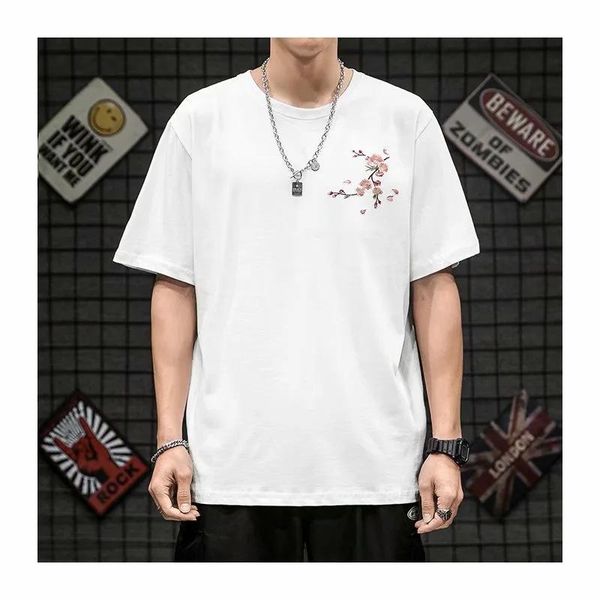 men's t-shirts 2021 summer korean cotton embroidery couple big t-shirt loose hip hop short sleeve, White;black
men's t-shirts 2021 summer korean cotton embroidery couple big t-shirt loose hip hop short sleeve, White;black
