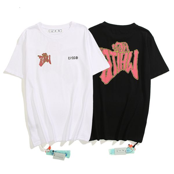 2021 spring and summer new off co bred personalized printing short sleeve loose t-shirt for men women, White;black
2021 spring and summer new off co bred personalized printing short sleeve loose t-shirt for men women, White;black