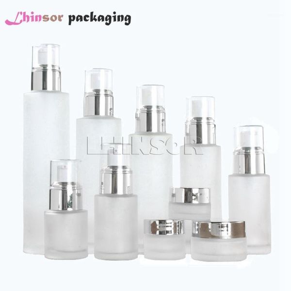 storage bottles & jars 5pcs/lot frosted glass spray lotion essential oil perfume press pump bottle cream cosmetic packaging container
storage bottles & jars 5pcs/lot frosted glass spray lotion essential oil perfume press pump bottle cream cosmetic packaging container