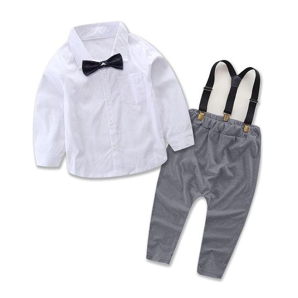 clothing sets little gentleman costume born baby boy clothes white t-shirt + overalls suspender trouser 2pcs outfit spring autumn suit
clothing sets little gentleman costume born baby boy clothes white t-shirt + overalls suspender trouser 2pcs outfit spring autumn suit