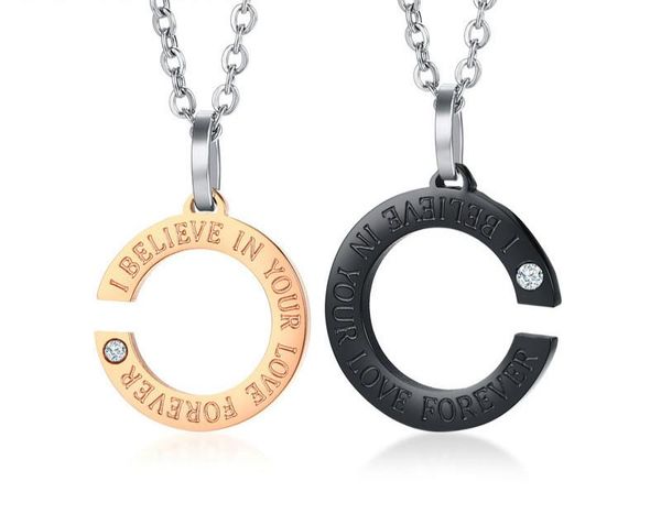 pendant necklaces fashion accessory simple style c word couples titanium steel necklace with valentine's day gift, Silver
pendant necklaces fashion accessory simple style c word couples titanium steel necklace with valentine's day gift, Silver