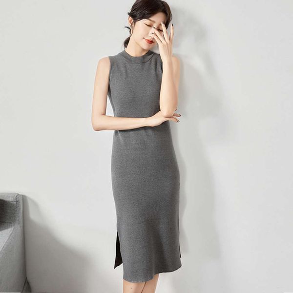 casual dresses dress women clothes knitted sleeveless autumn and winter mid length temperament slim side split simple suspender with long sk, Black;gray
casual dresses dress women clothes knitted sleeveless autumn and winter mid length temperament slim side split simple suspender with long sk, Black;gray