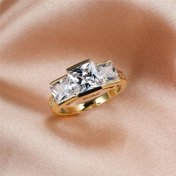 wedding rings female white crystal stone ring charm jewelry dainty gold color big for women vintage bride square engagement, Slivery;golden
wedding rings female white crystal stone ring charm jewelry dainty gold color big for women vintage bride square engagement, Slivery;golden
