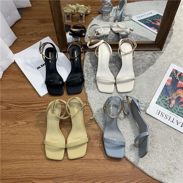 sandals designer gladiator women 2021 summer clear high heels shoes woman pumps square toe buckle strap modern sandalias mujer, Black
sandals designer gladiator women 2021 summer clear high heels shoes woman pumps square toe buckle strap modern sandalias mujer, Black