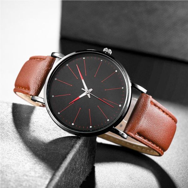 wristwatches 2021 men's creative color luminous pointer belt business quartz watch selling high-end casual retro sports leather strap, Slivery;brown
wristwatches 2021 men's creative color luminous pointer belt business quartz watch selling high-end casual retro sports leather strap, Slivery;brown