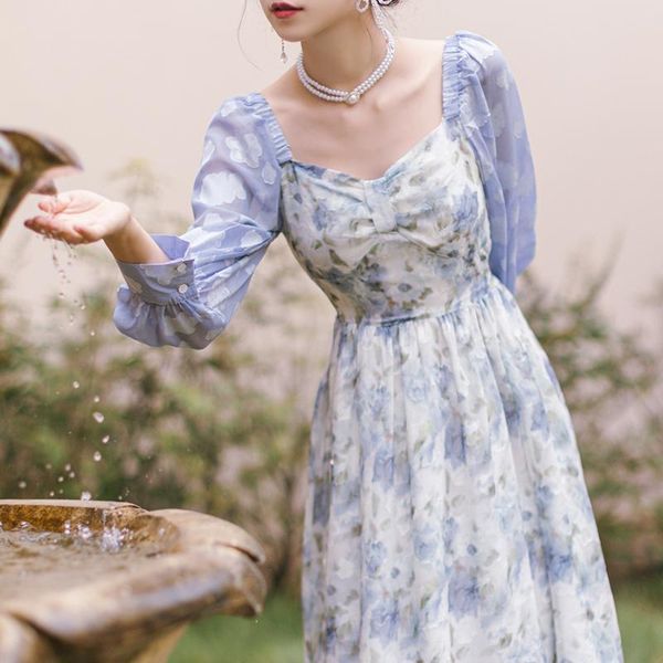 casual dresses fall dress female square neck sweet vestido floral halter blue gentle romantic party girl jacquard fairy lady, Black;gray
casual dresses fall dress female square neck sweet vestido floral halter blue gentle romantic party girl jacquard fairy lady, Black;gray