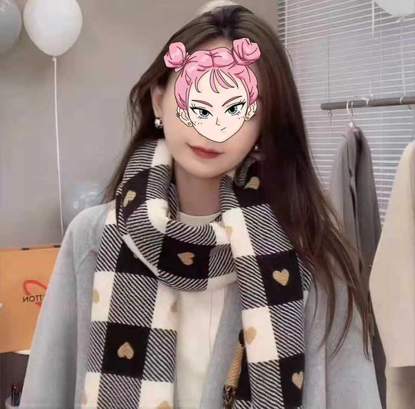 love lattice scarf female voice trembling tiktok red live with long tassel winter warm collar, Blue;gray
love lattice scarf female voice trembling tiktok red live with long tassel winter warm collar, Blue;gray