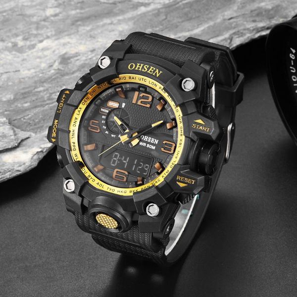 fashion gold digital quartz mens wristwatches relogio masculino silicone strap 50m waterproof lcd sports watches gifts, Slivery;brown
fashion gold digital quartz mens wristwatches relogio masculino silicone strap 50m waterproof lcd sports watches gifts, Slivery;brown