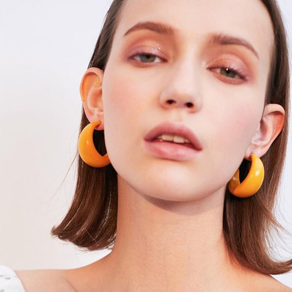 fashion korean earring for women round c yellow earrings geometric design acrylic drop christmas jewelry gifts dangle & chandelier, Silver
fashion korean earring for women round c yellow earrings geometric design acrylic drop christmas jewelry gifts dangle & chandelier, Silver