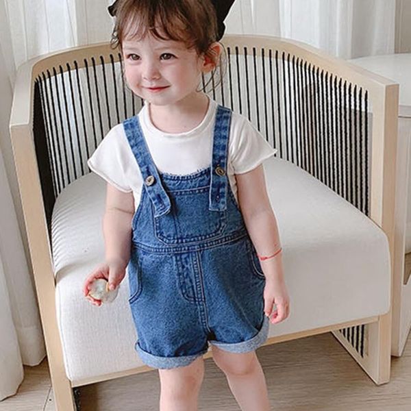 summer girls denim shorts 2021 children's fashion overalls kids pants for 3-7y casual clothing jumpsuits, Blue
summer girls denim shorts 2021 children's fashion overalls kids pants for 3-7y casual clothing jumpsuits, Blue
