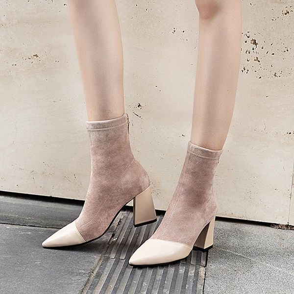 boots elegant pointed toes women ankle fashion high heel ladies autumn and winter 2021 warm plush sexyboot, Black
boots elegant pointed toes women ankle fashion high heel ladies autumn and winter 2021 warm plush sexyboot, Black