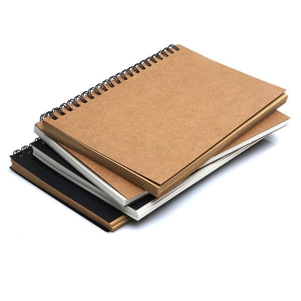 reeves retro spiral bound coil sketch book blank notebook kraft sketching paper notepads, Purple;pink
reeves retro spiral bound coil sketch book blank notebook kraft sketching paper notepads, Purple;pink