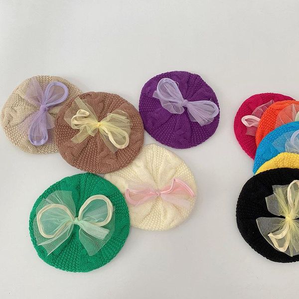 caps & hats 10 colors design berets for children kids woolen made lace bow-knot cute handmade thick twist boys girls, Yellow
caps & hats 10 colors design berets for children kids woolen made lace bow-knot cute handmade thick twist boys girls, Yellow
