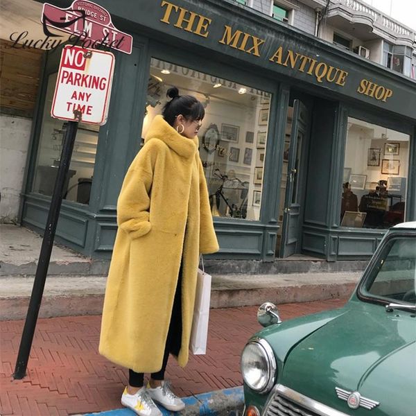 women's fur & faux women winter fashion solid color loose long hooded leather female casual elegant brand thick warm parkas ladies coat, Black
women's fur & faux women winter fashion solid color loose long hooded leather female casual elegant brand thick warm parkas ladies coat, Black