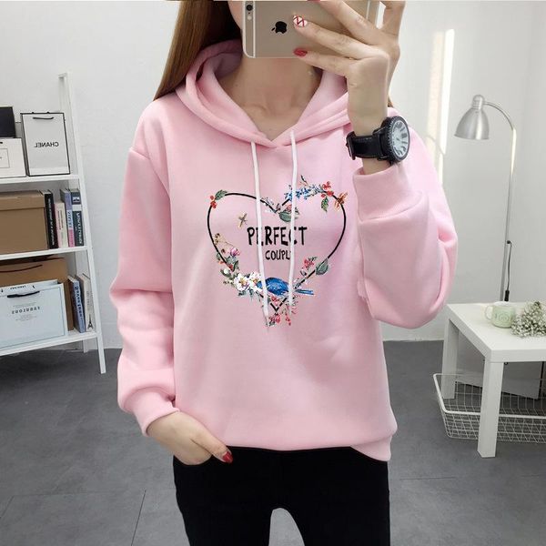 women's hoodies & sweatshirts winter loose love perfect letter print pullovers casual hooded plus fleece sweatshirt clothes, Black
women's hoodies & sweatshirts winter loose love perfect letter print pullovers casual hooded plus fleece sweatshirt clothes, Black