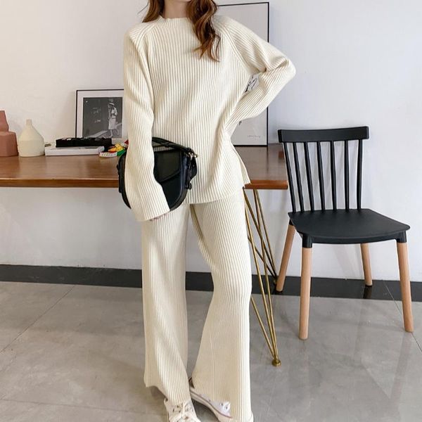 women's sweaters winter casual ol commute slim shirt oversize loose pant bell-bottoms sweater set, White;black
women's sweaters winter casual ol commute slim shirt oversize loose pant bell-bottoms sweater set, White;black