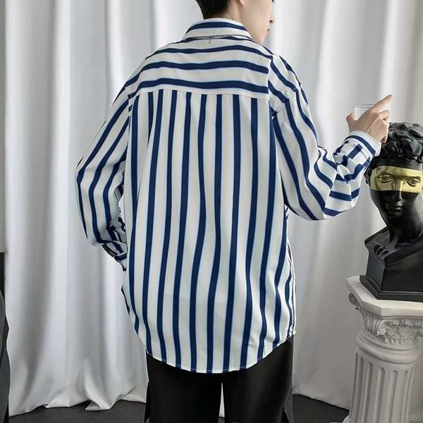 men's casual shirts shirt20 stripe loose long sleeve cardigan casual men's spring autumn korean fashion stand collar shirt gmjm, White;black
men's casual shirts shirt20 stripe loose long sleeve cardigan casual men's spring autumn korean fashion stand collar shirt gmjm, White;black
