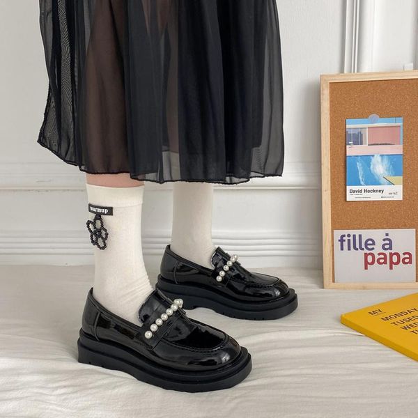 dress shoes 2021 sweet lolita mary jane women solid loafers zapatos de mujer casual slip on round toe platform low heels, Black
dress shoes 2021 sweet lolita mary jane women solid loafers zapatos de mujer casual slip on round toe platform low heels, Black