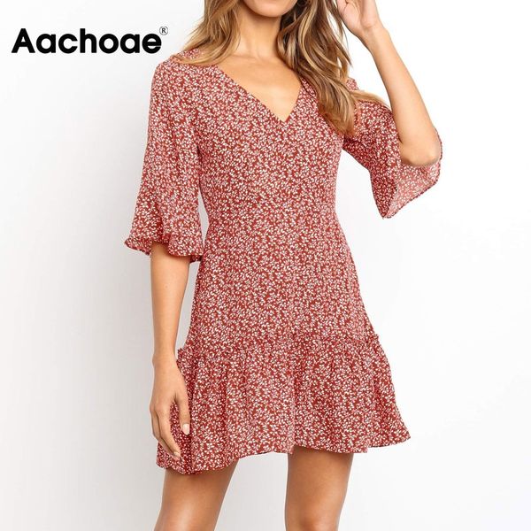 casual v neck summer mini dress women floral print elegant ruffle short sleeve dresses vintage a line sashes dress robes, Black;white
casual v neck summer mini dress women floral print elegant ruffle short sleeve dresses vintage a line sashes dress robes, Black;white