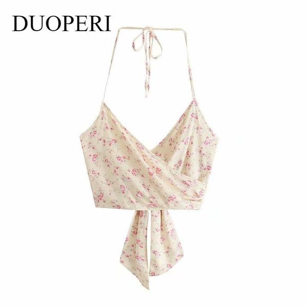 women's tanks & camis duoperi fashion y2k floral printed knotted halter crop women chic lady satin corset vintage camisole woman su, White
women's tanks & camis duoperi fashion y2k floral printed knotted halter crop women chic lady satin corset vintage camisole woman su, White
