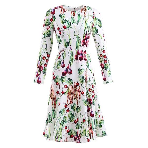 casual dresses 021 fashion runway designer dress spring summer women pea fruit print slim mermaid long sleeve arrive, Black;gray
casual dresses 021 fashion runway designer dress spring summer women pea fruit print slim mermaid long sleeve arrive, Black;gray