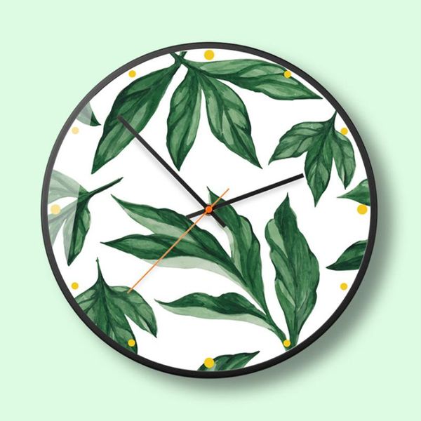 wall clocks 3d ins green plant clock nordic minimalist large size silent movement for living room
wall clocks 3d ins green plant clock nordic minimalist large size silent movement for living room