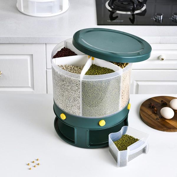 storage bottles & jars rice dispenser rotating dry food container grain bin sealed can kitchen organizer home transparent airtight case
storage bottles & jars rice dispenser rotating dry food container grain bin sealed can kitchen organizer home transparent airtight case
