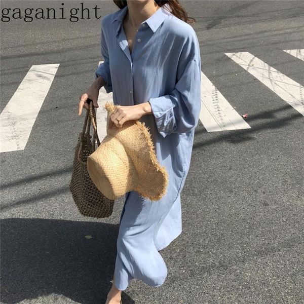 casual dresses gaganight office lady blue white long shirt dress single breasted sleeve causal loose women korean fashion vestido, Black;gray
casual dresses gaganight office lady blue white long shirt dress single breasted sleeve causal loose women korean fashion vestido, Black;gray