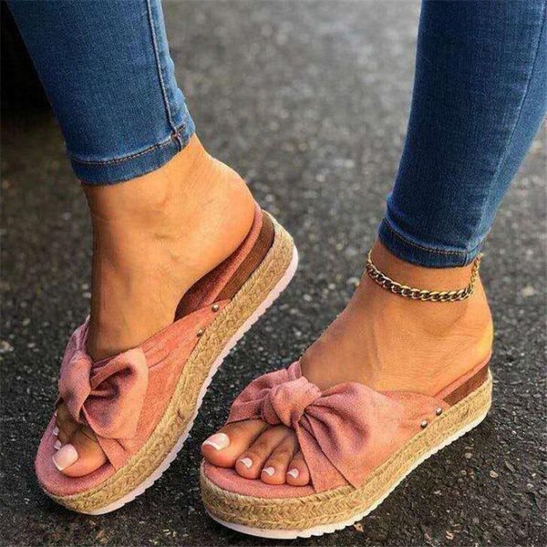 slippers women's summer woman shoes thick bottom outdoor slides ladies bowtie platform beach female fashion, Black
slippers women's summer woman shoes thick bottom outdoor slides ladies bowtie platform beach female fashion, Black