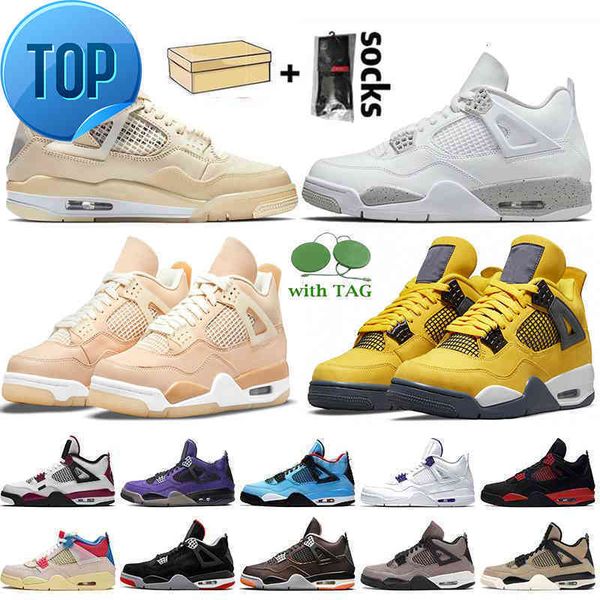 fashion with box jumpman 4 women mens basketball shoes 4s sneakers sail white oreo university blue off fire red travis trainers k, Black
fashion with box jumpman 4 women mens basketball shoes 4s sneakers sail white oreo university blue off fire red travis trainers k, Black