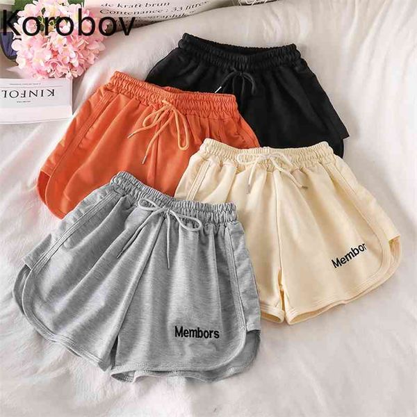 korobov new letter embroidery women shorts preppy style casual wide leg short pants elastics high waist lacing shorts 210430, White;black
korobov new letter embroidery women shorts preppy style casual wide leg short pants elastics high waist lacing shorts 210430, White;black