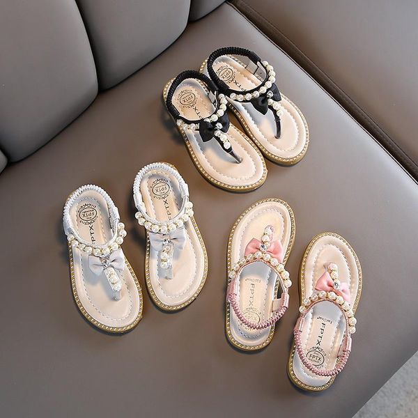 summer 2021 korean version of girl pearl sandals princess clip toe beach shoes baby bow, Black;red
summer 2021 korean version of girl pearl sandals princess clip toe beach shoes baby bow, Black;red