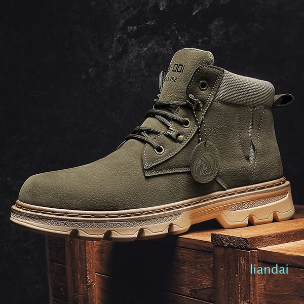 autumn martin boots men's rhubarb korean short leather british style increase. casual shoes trendy, Black
autumn martin boots men's rhubarb korean short leather british style increase. casual shoes trendy, Black